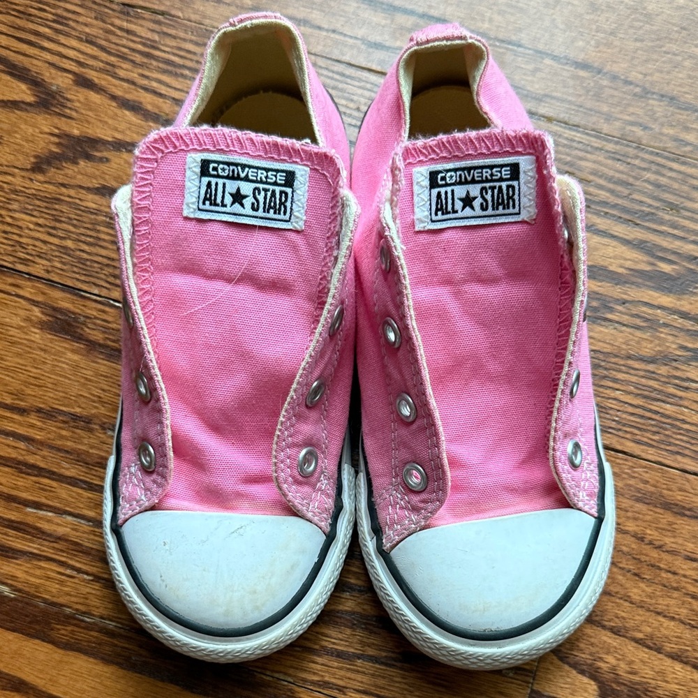 Converse Pink Canvas Sneakers